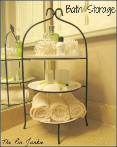 Use-A-Plate-Stand-For-Extra-Bathroom-Storage